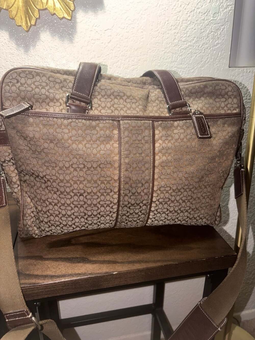 Coach Signature Vintage Travel Bag
